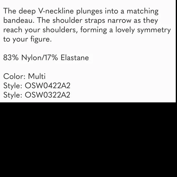 NEW Calme by Johnny Was Adjustable Bikini Top - Picture 2 of 6